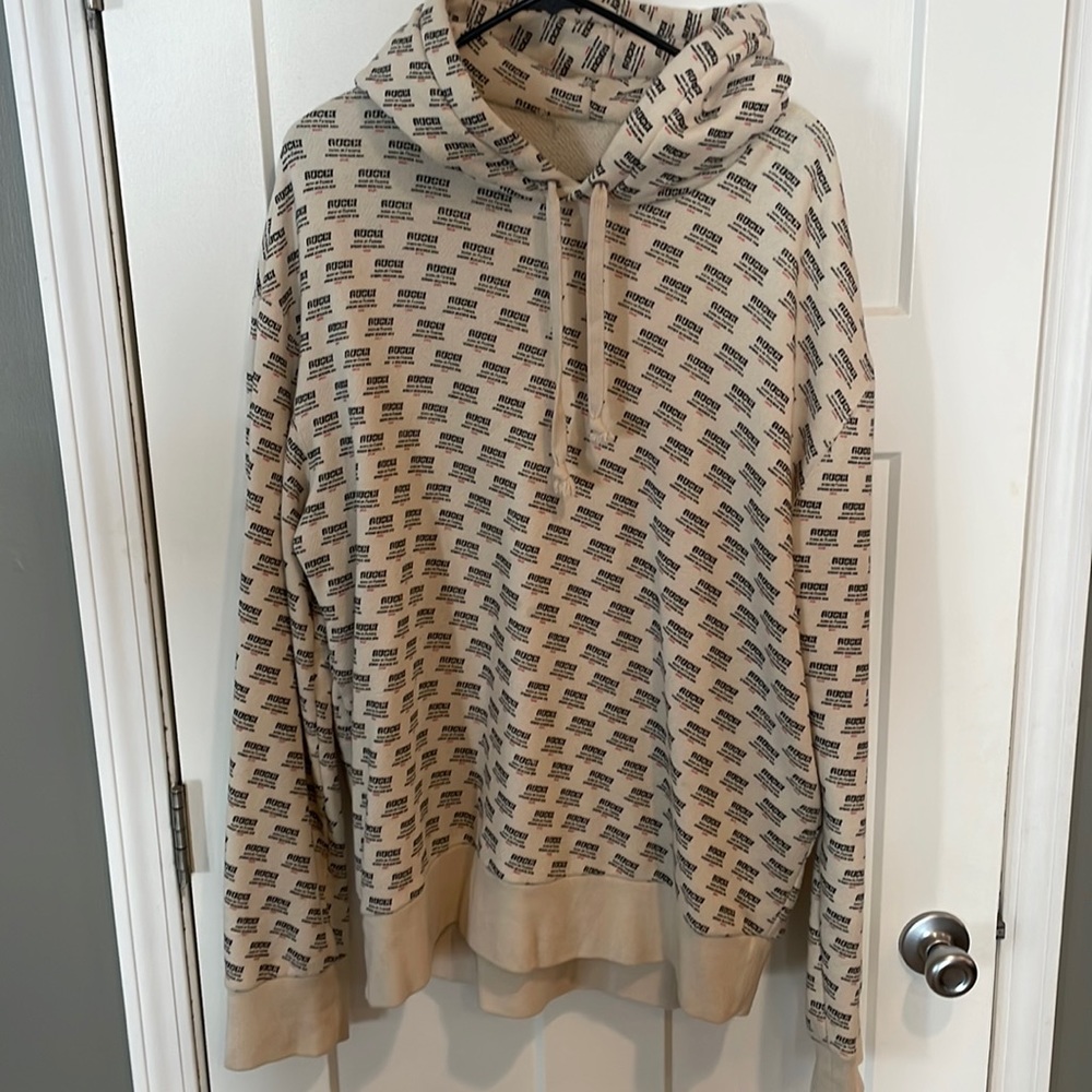 Gucci hoodie, super comfortable and soft.